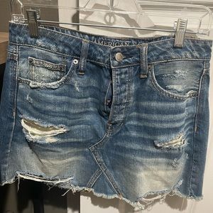 American Eagle Denim Mini Skirt